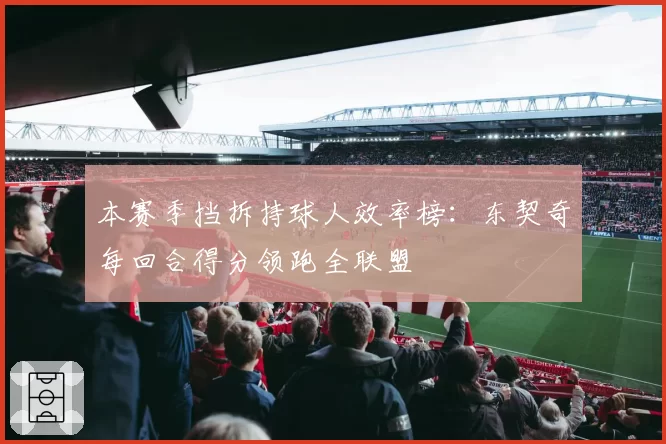 本赛季挡拆持球人效率榜：东契奇每回合得分领跑全联盟